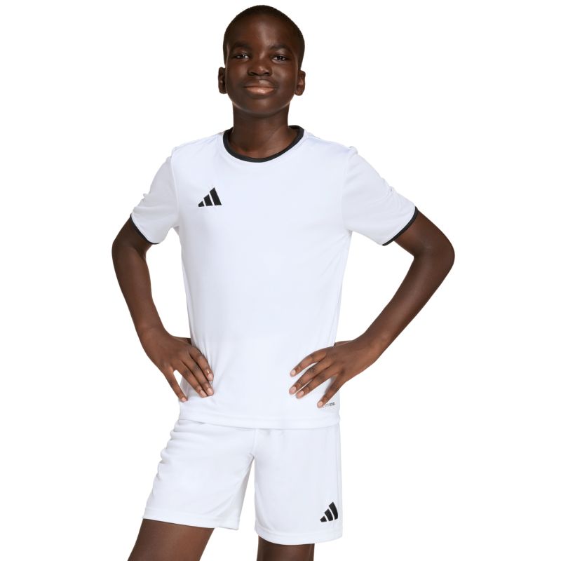 adidas Entrada 26 Jersey for kids white and fekete gyerek póló JZ2532