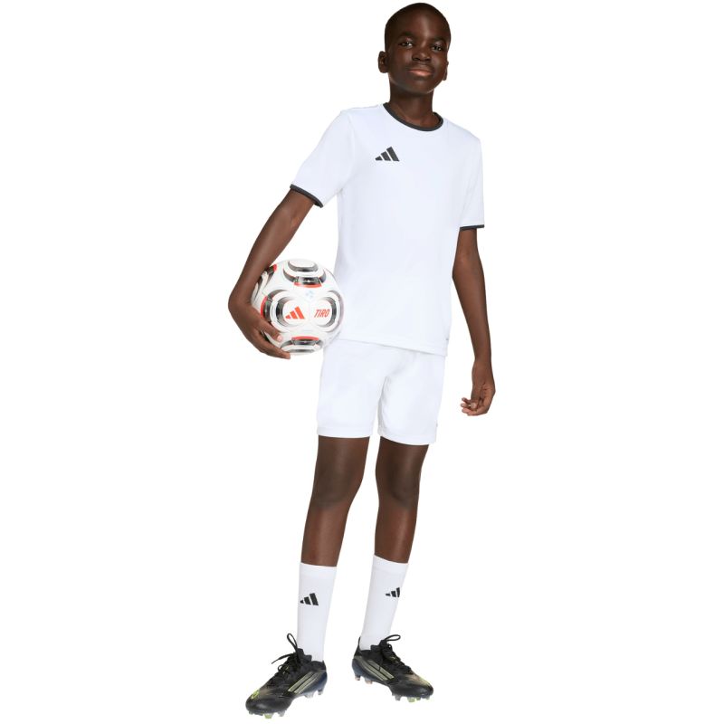 adidas Entrada 26 Jersey for kids white and fekete gyerek póló JZ2532