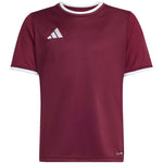 adidas Entrada 26 Jersey kids' T-shirt JZ2530 bordó gyerek póló
