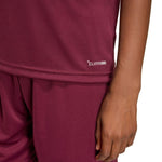 adidas Entrada 26 Jersey kids' T-shirt JZ2530 bordó gyerek póló