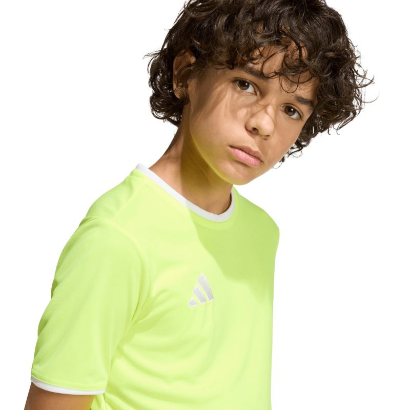 adidas Entrada 26 Jersey Kids T-Shirt Neon Yellow mez gyerek KE9845