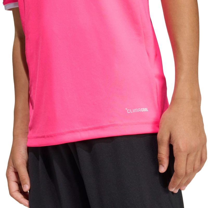 adidas Entrada 26 Jersey kids' t-shirt pink mez gyerek KE9846