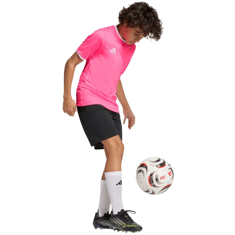 adidas Entrada 26 Jersey kids' t-shirt pink mez gyerek KE9846