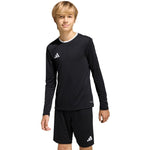 Adidas Entrada 26 Long Sleeve Jersey fekete gyerek póló KF5879