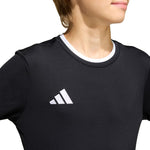 Adidas Entrada 26 Long Sleeve Jersey fekete gyerek póló KF5879