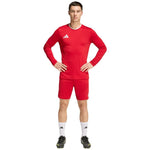 Adidas Entrada 26 Long Sleeve Jersey Men's T-Shirt Red piros férfi póló KF5847
