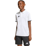 adidas Entrada 26 póló T-shirt for kids fehér gyerek galléros póló JZ6624