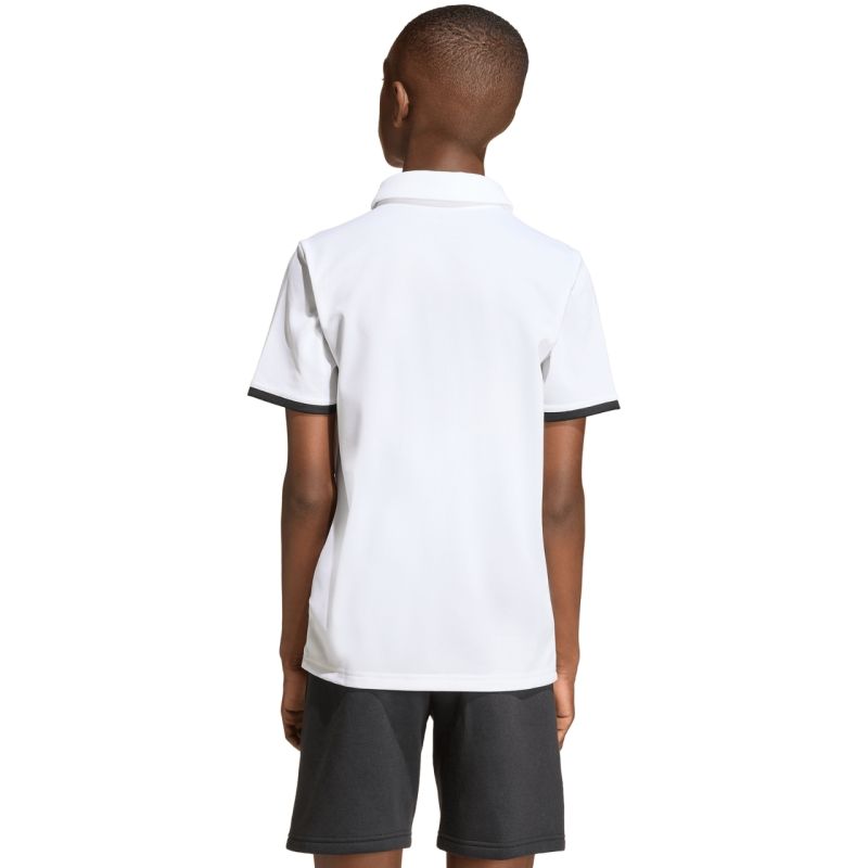 adidas Entrada 26 póló T-shirt for kids fehér gyerek galléros póló JZ6624