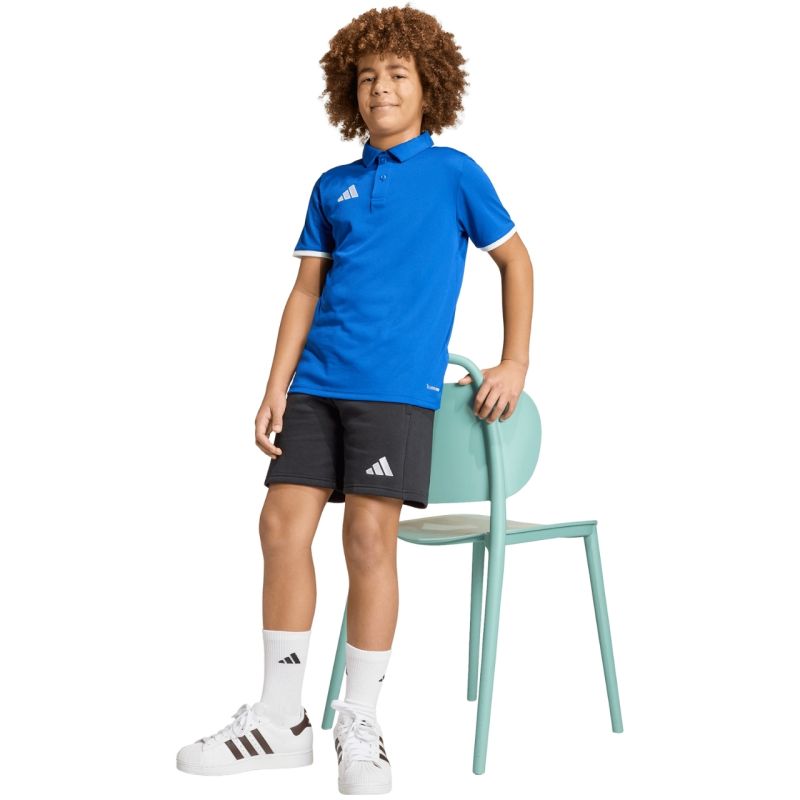 adidas Entrada 26 póló T-shirt for kids kék gyerek galléros póló JZ6625