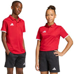 adidas Entrada 26 póló T-shirt for kids piros gyerek galléros póló JZ6626