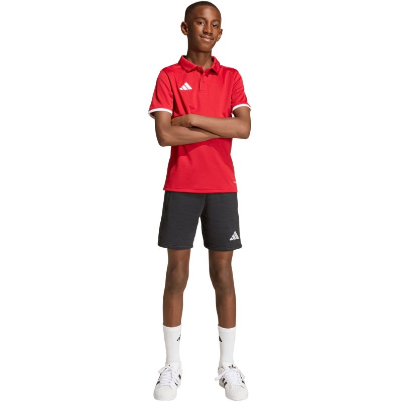 adidas Entrada 26 póló T-shirt for kids piros gyerek galléros póló JZ6626