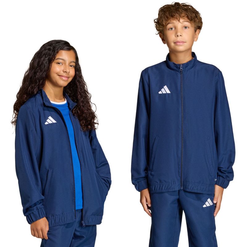 Adidas Entrada 26 Presentation Kids’ Track Jacket Navy sötétkék gyerek pulóver JZ6615