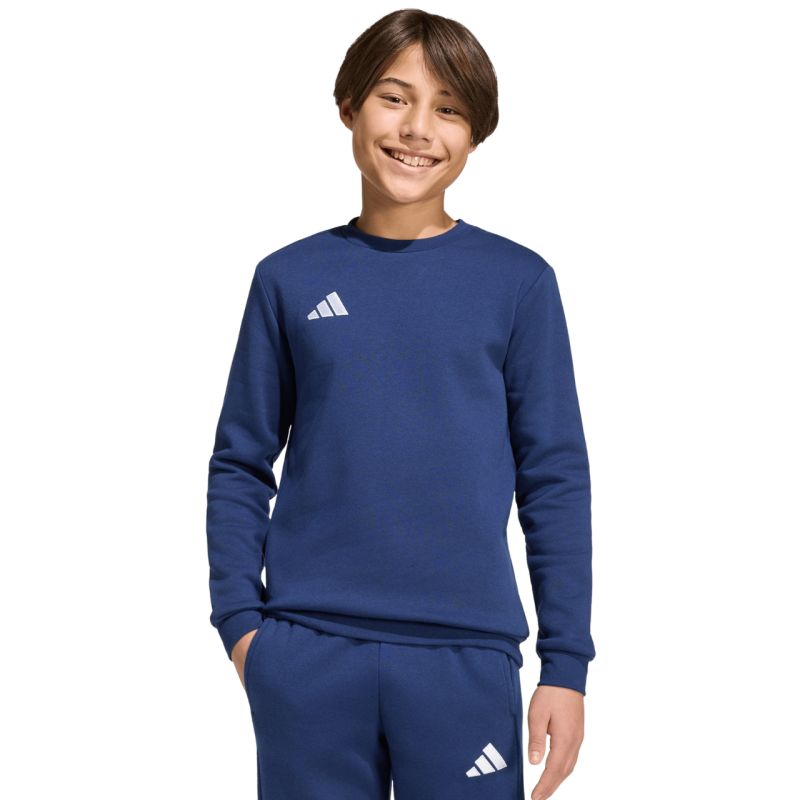 adidas Entrada 26 Sweat Top for kids, navy blue gyerek pulóver JZ6552