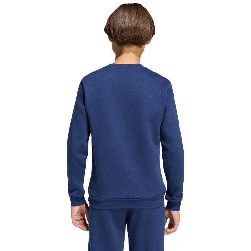 adidas Entrada 26 Sweat Top for kids, navy blue gyerek pulóver JZ6552