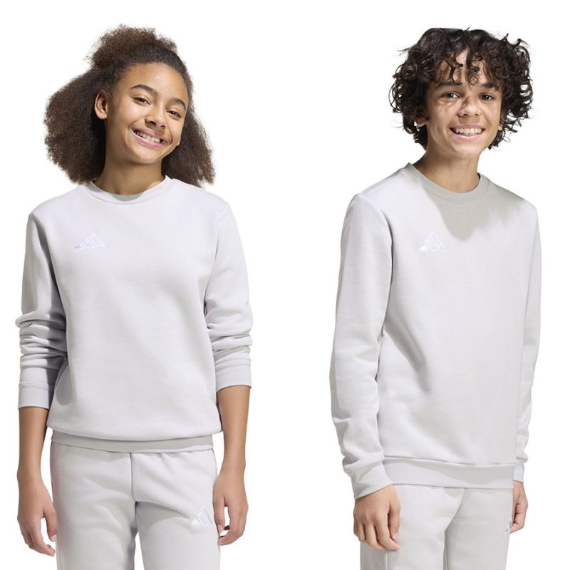 adidas Entrada 26 Sweat Top for kids szürke gyerek pulóver JZ6551