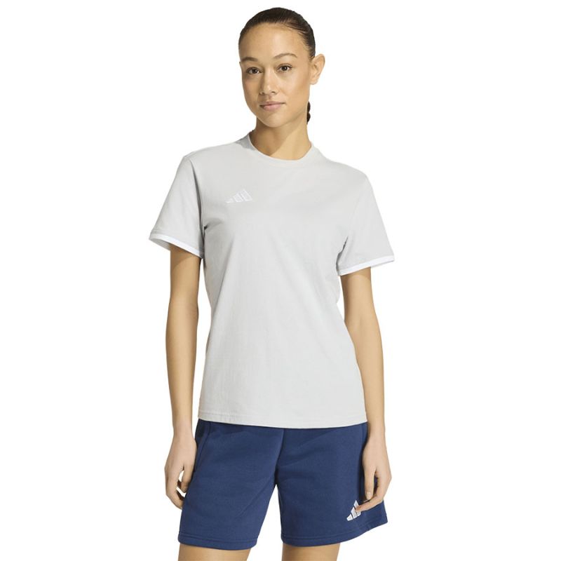 adidas Entrada 26 Tee women's gray 2xs női póló JZ6680