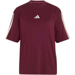 Adidas Essentials 3-Stripes Boyfriend Women’s T-Shirt női póló, bordó