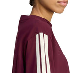 Adidas Essentials 3-Stripes Boyfriend Women’s T-Shirt női póló, bordó