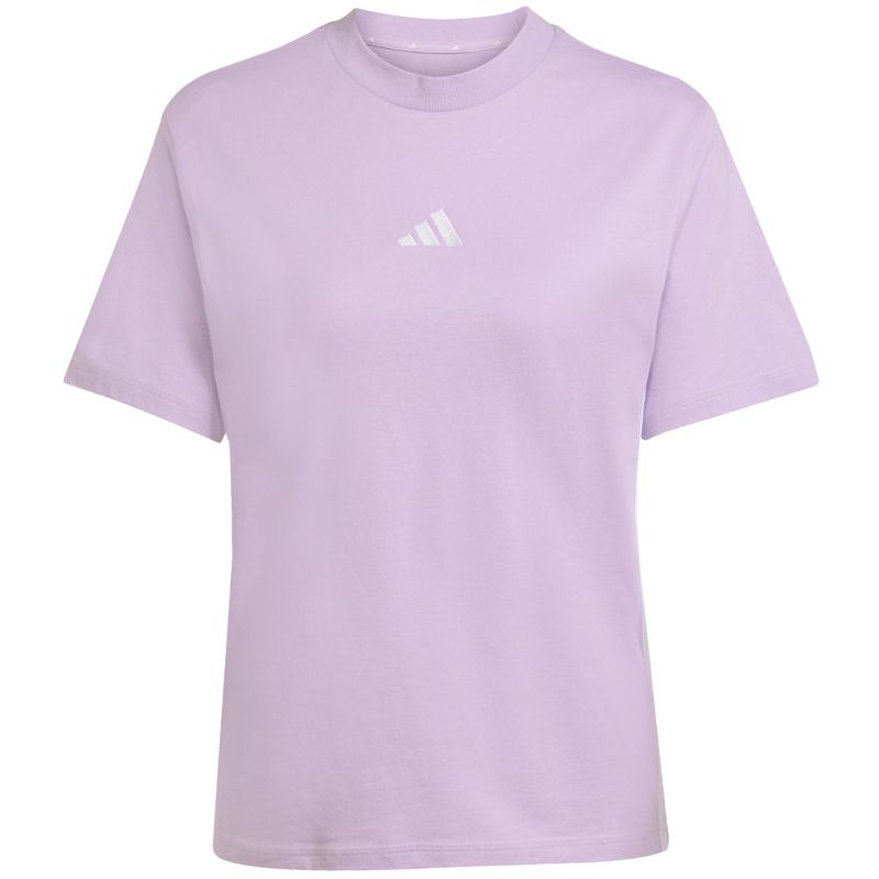 adidas Essentials 3-Stripes Cotton Women's T-Shirt Light Purple női JX7619