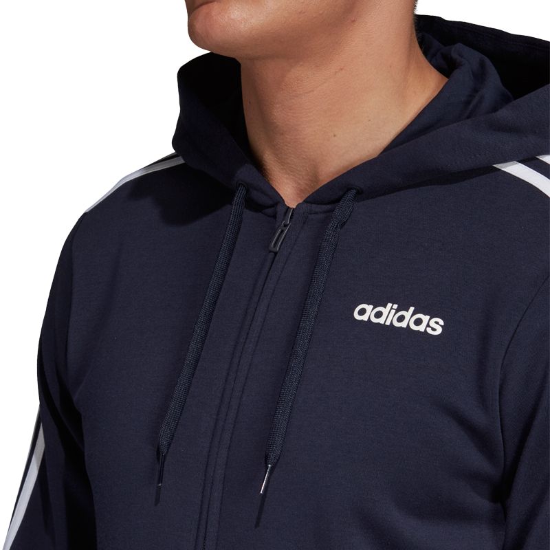 Adidas Essentials 3 Stripes FZ Fleece sweatshirt férfi DU0475