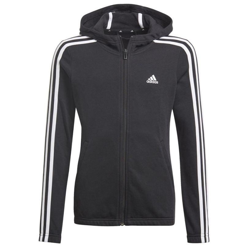 adidas Essentials 3S Full-zip Hoodie Jr gyerek pulóver GQ8356