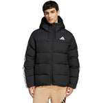 adidas Essentials Climawarm 3 Stripes Puffer Down Hooded Kabát férfi JM4165