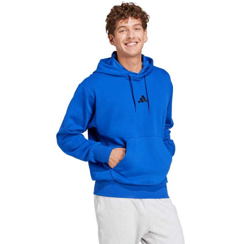 adidas Essentials Feelcozy Fleece férfi pulóver JE3800