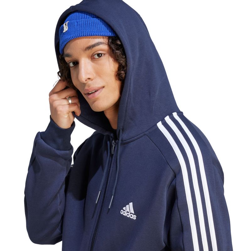 adidas Essentials Fleece 3-Stripes Full-Zip Jr Sweatshirt IJ6478 Pulóver - Sportmania.hu