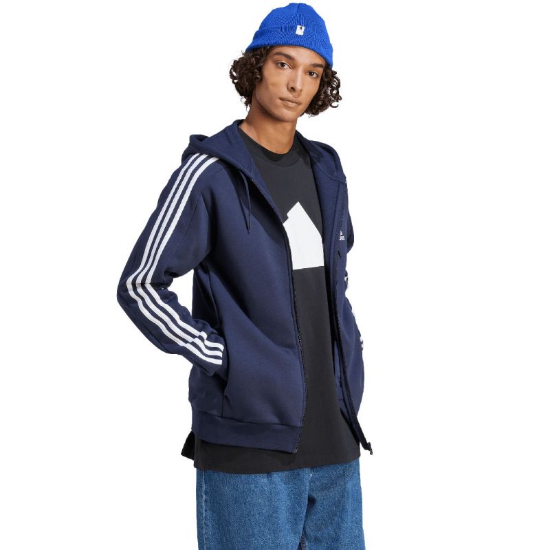 adidas Essentials Fleece 3-Stripes Full-Zip Jr Sweatshirt IJ6478 Pulóver - Sportmania.hu