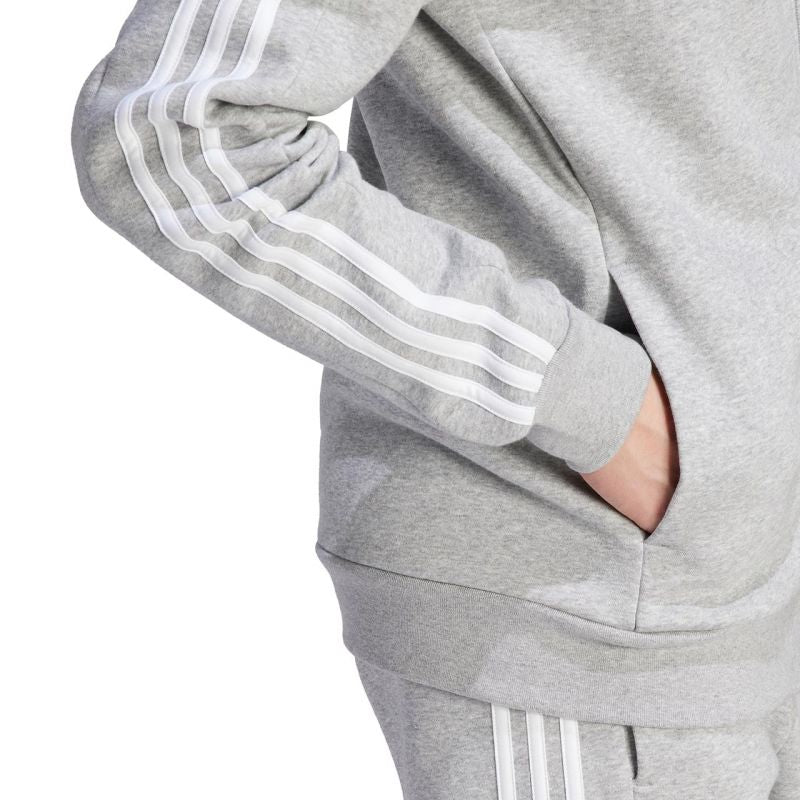 adidas Essentials Fleece 3-Stripes Full-Zip M sweatshirt IJ6479 - Sportmania.hu