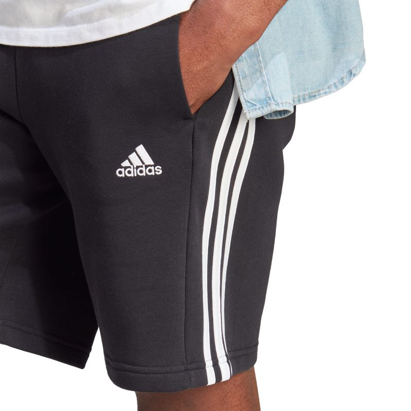 Adidas Essentials Fleece 3-Stripes M shorts férfi rövidnadrág IB4026