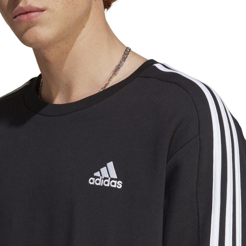 Adidas Essentials French Terry 3-Stripes férfi Pulóver IC9317