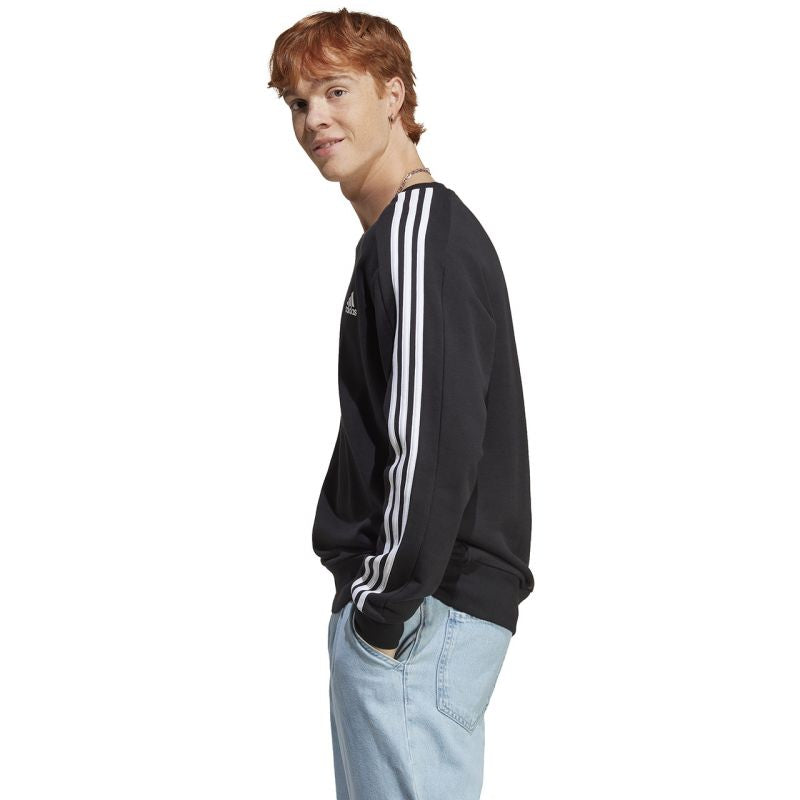 Adidas Essentials French Terry 3-Stripes férfi Pulóver IC9317