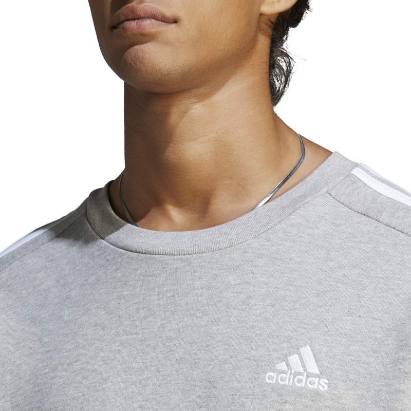 adidas Essentials French Terry 3-Stripes férfi Pulóver IC9319