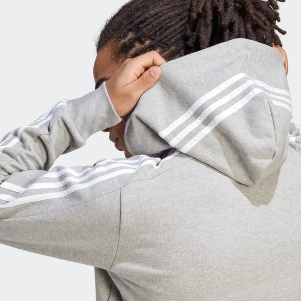 Adidas Essentials French Terry 3-Stripes Full-Zip Hoodie zip pulóver férfi IC9833