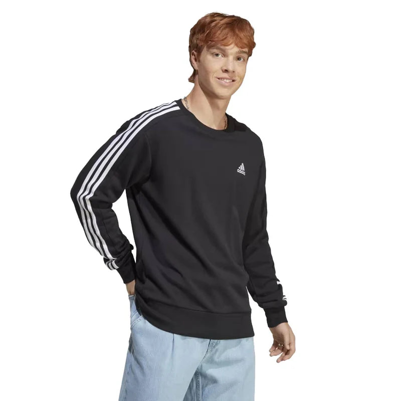 Adidas Essentials French Terry 3-Stripes Pulóver - Sportmania.hu