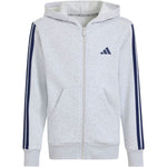 Adidas Essentials Full-Zip Hoodie for Light gyerek kapucnis pulóver, szürke
