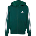 Adidas Essentials Full-Zip Kids' Sweatshirt zöld gyerek pulóver KT3373