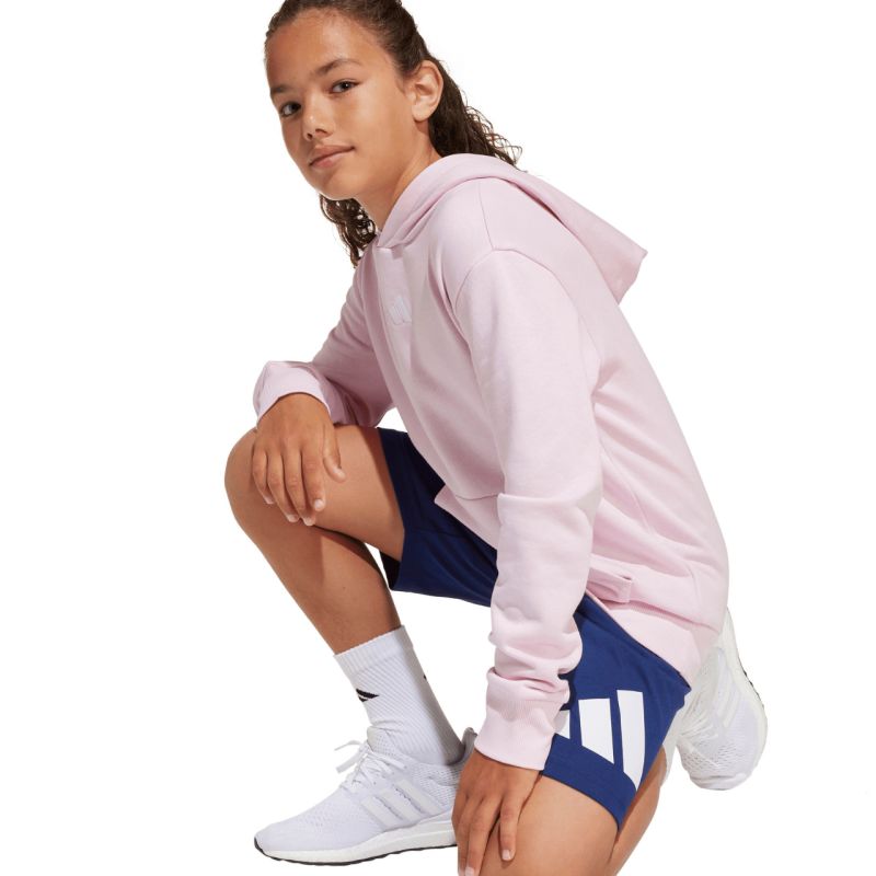 Adidas Essentials Hoodie for gyerek kapucnis pulóver, rózsaszín