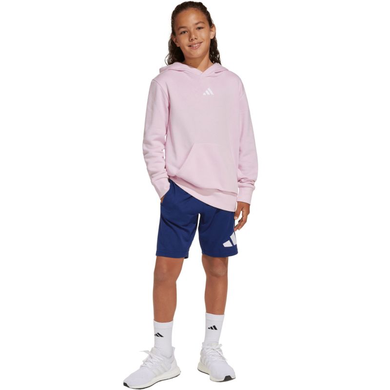 Adidas Essentials Hoodie for gyerek kapucnis pulóver, rózsaszín