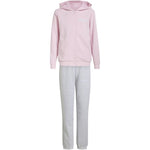 Adidas Essentials Kids Tracksuit Pink and szett, szürke