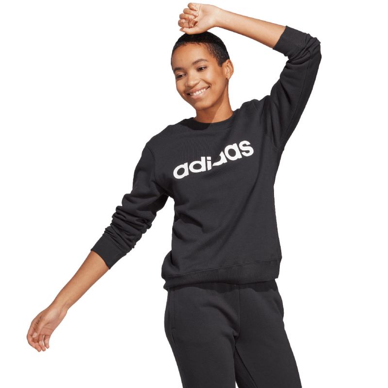 adidas Essentials Linear French Terry W sweatshirt IC6878 Pulóver - Sportmania.hu