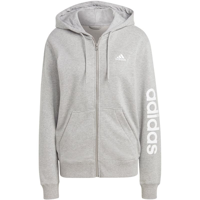 adidas Essentials Linear Full-Zip French Terry Hoodie W IC6866 Kapucnis pulóver - Sportmania.hu