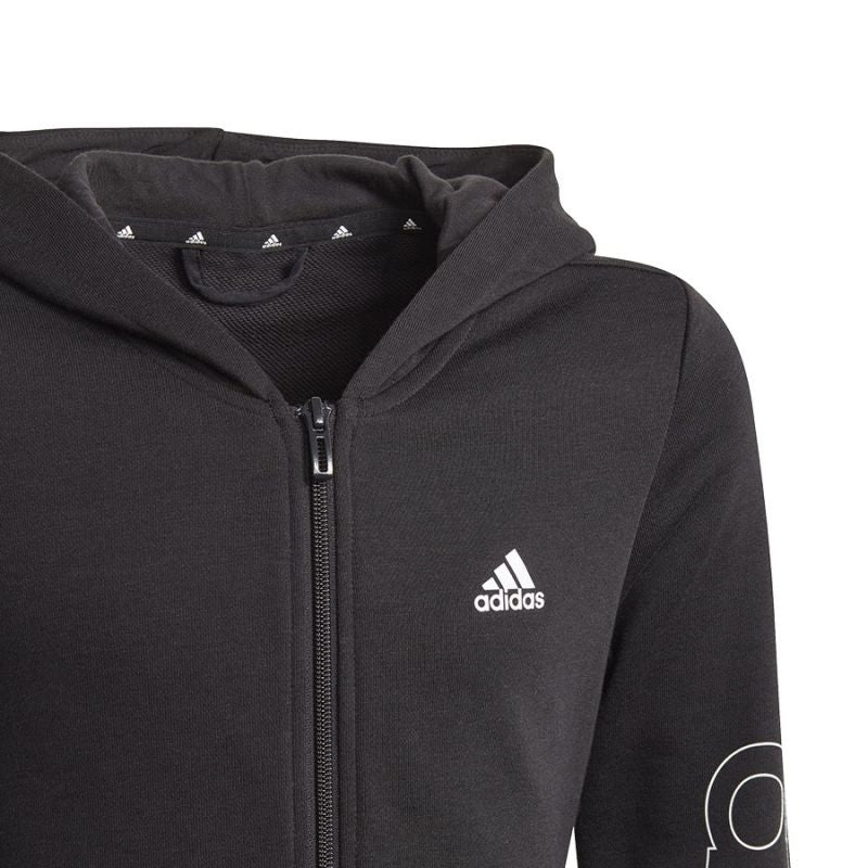 adidas Essentials Logo Full-Zip Hoodie Jr gyerek pulóver GN4050