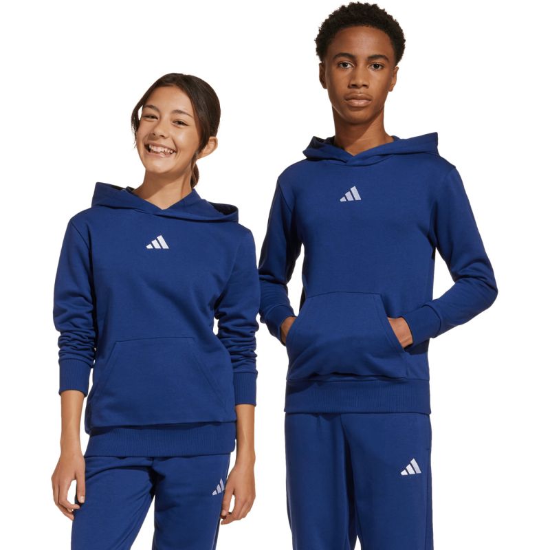 adidas Essentials navy blue kids' sweatshirt gyerek pulóver JY0612