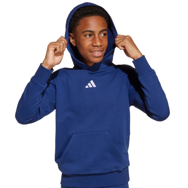 adidas Essentials navy blue kids' sweatshirt gyerek pulóver JY0612