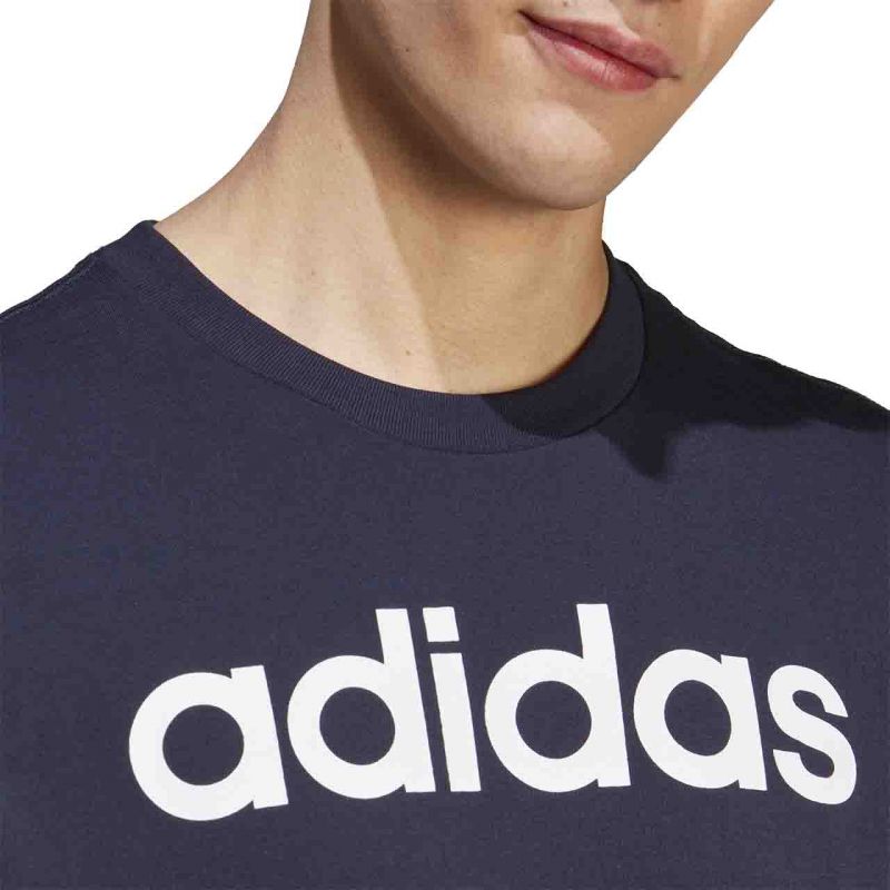 adidas Essentials Single Jersey Linear Embroidered Logo férfi Póló IC9275