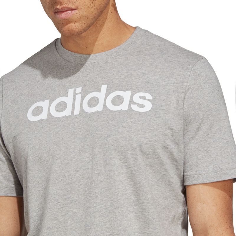 adidas Essentials Single Jersey Linear Embroidered Logo férfi Póló IC9277