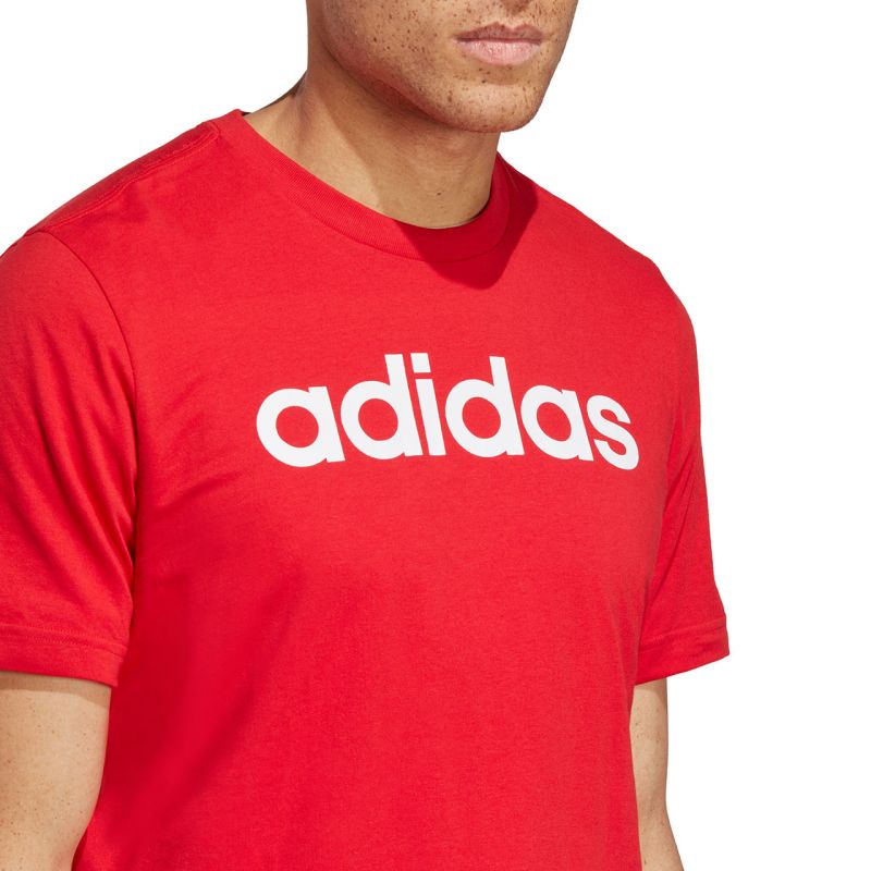 adidas Essentials Single Jersey Linear Embroidered Logo férfi Póló IC9278