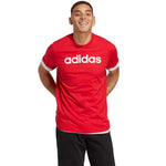 adidas Essentials Single Jersey Linear Embroidered Logo férfi Póló IC9278